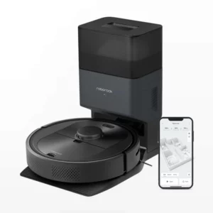 Roborock Q5+ Robot Vacuum with Auto-Empty Dock Pure - Black